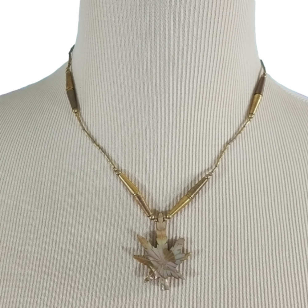 𝅺VTG abalone necklace